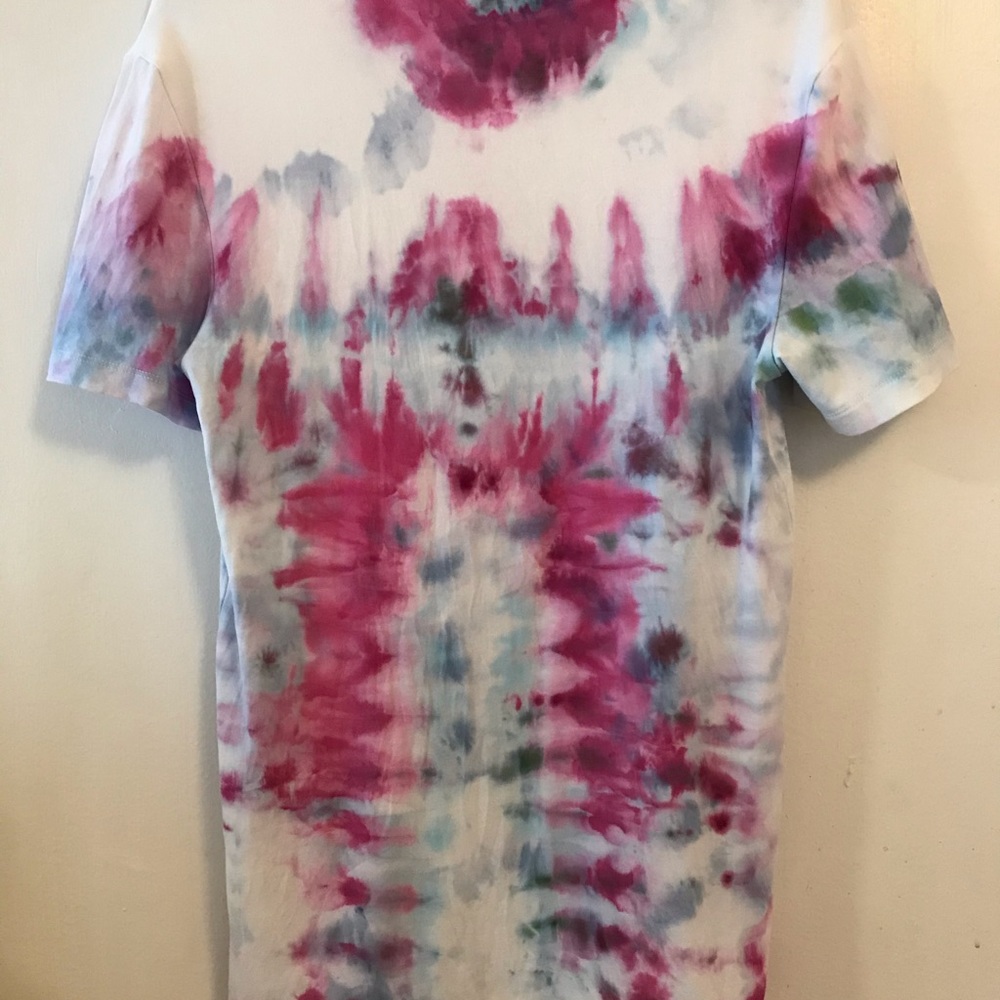 Asos T-Shirt Muscle Fit Tie Dye Custom New - Picture 10 of 15